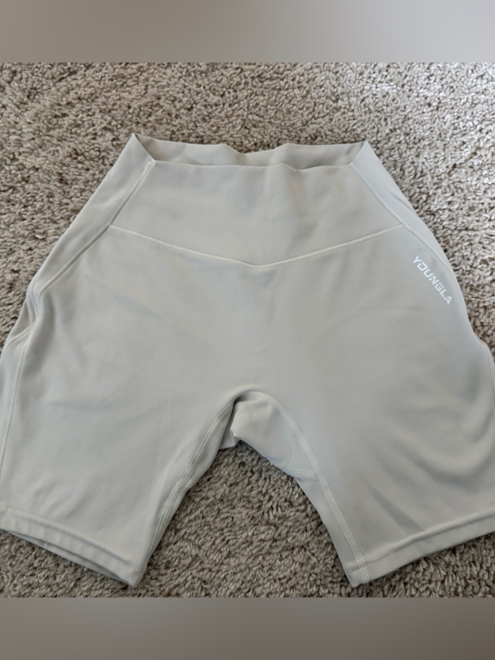 YoungLA Women’s “Locked in” Shorts in Cream